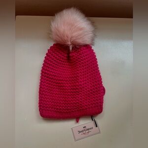Juicy couture pink beanie